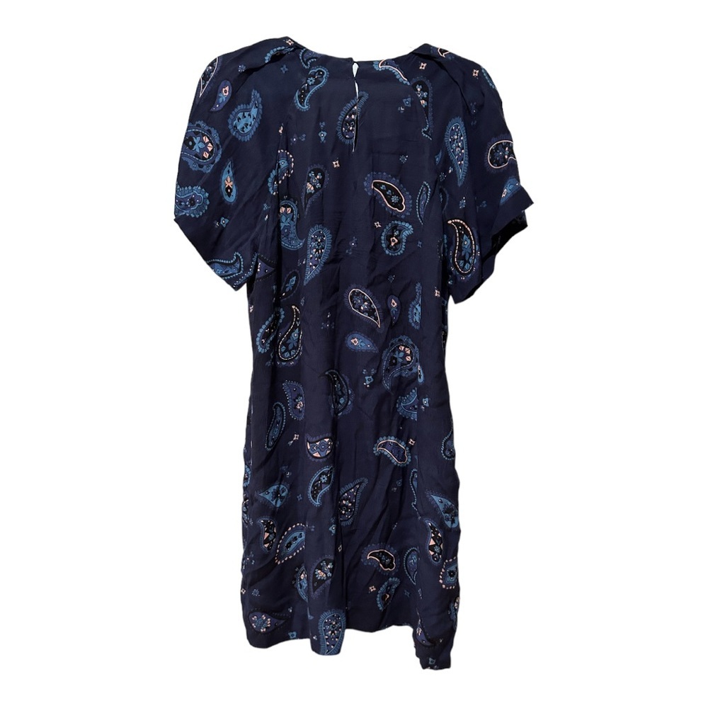 See by Chloe Navy Paisley Shift Dress with Pockets - Picture 2 of 8
